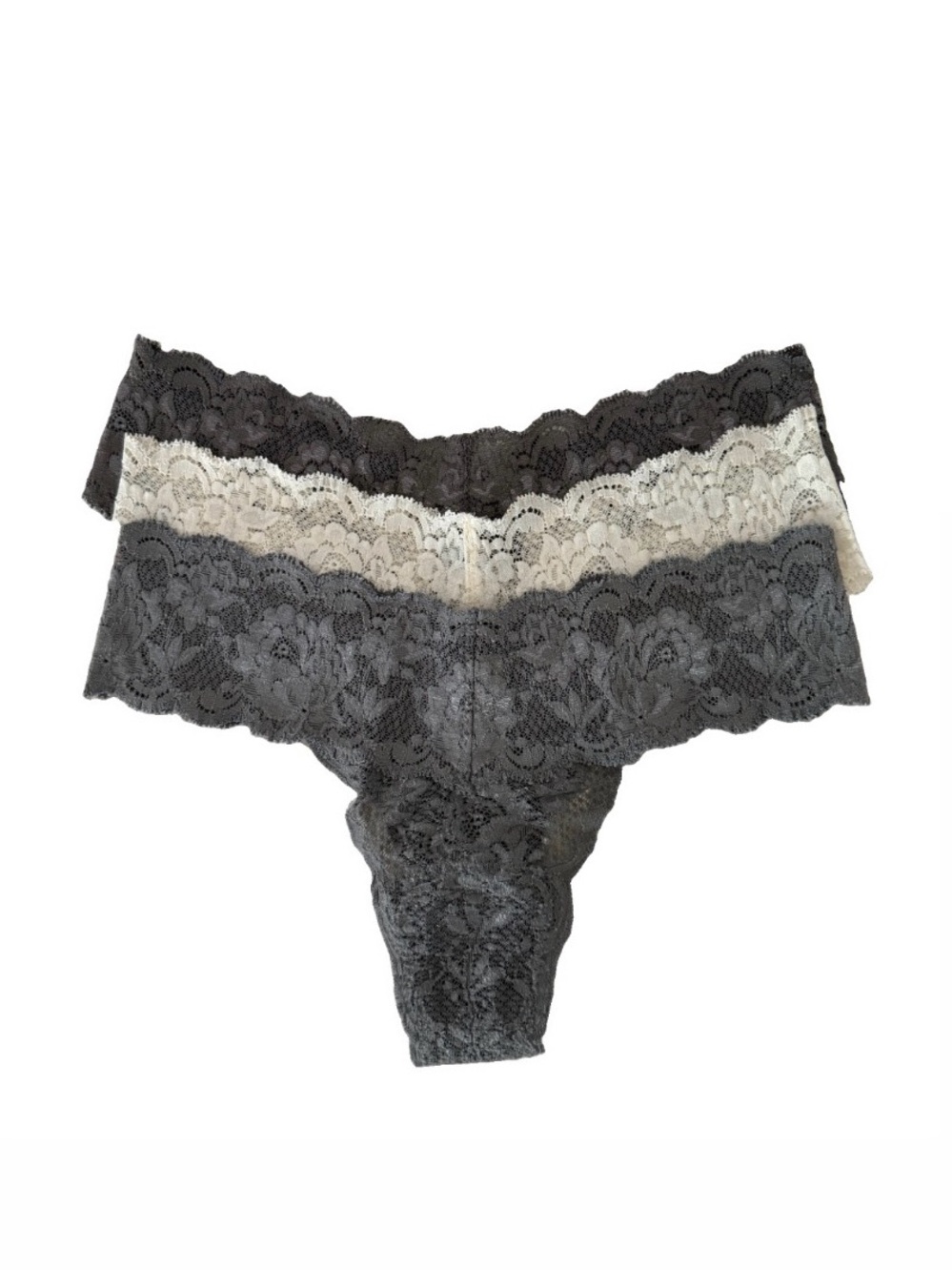 NWOT Cosabella Never Say Never Cutie Low Rise Thong - set of 3 colors